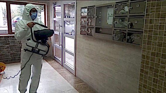 Apartman Dezenfektan Uygulama
